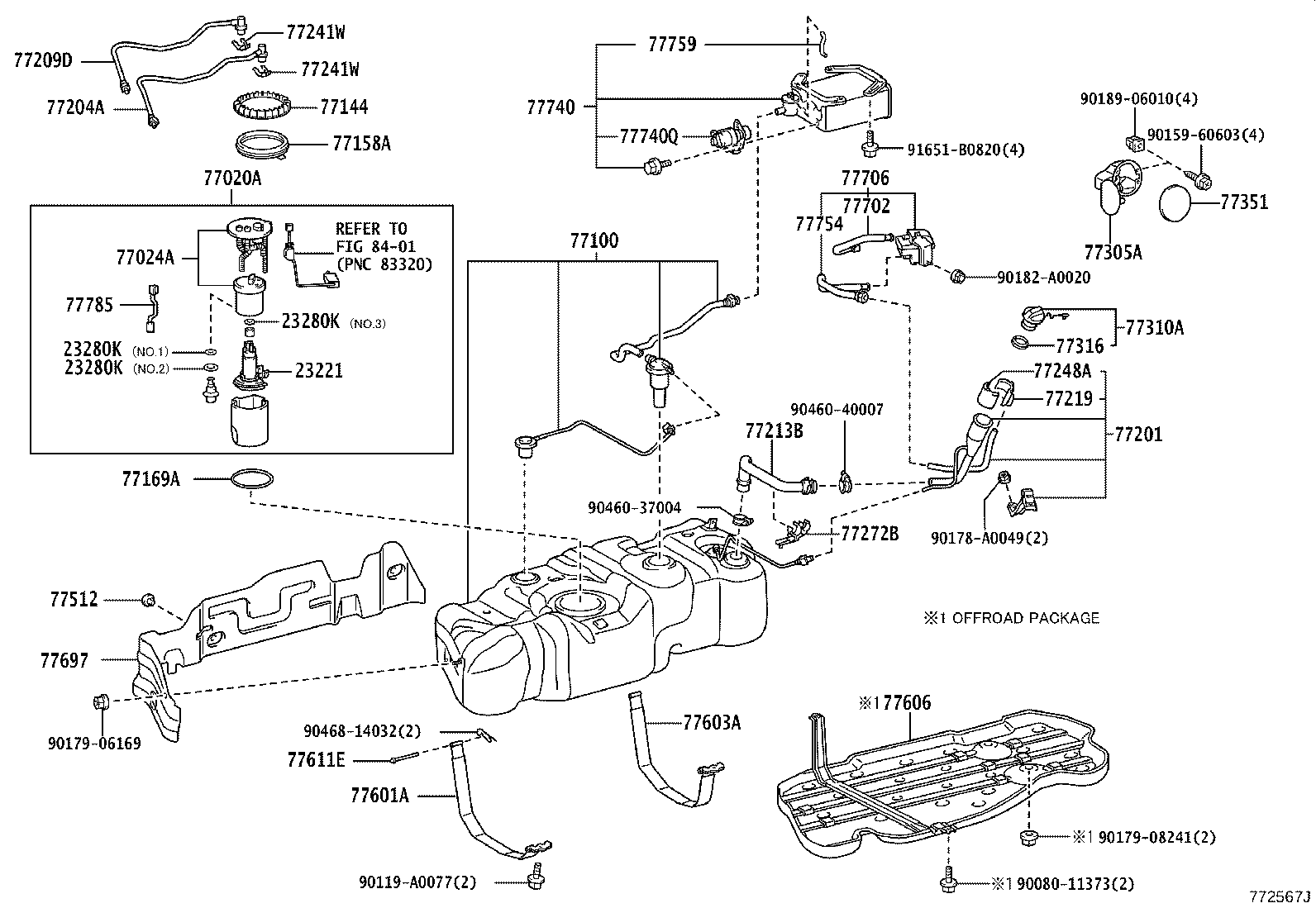 77010-0C010 TUBE ASSY, FUEL TANK VENT product image
