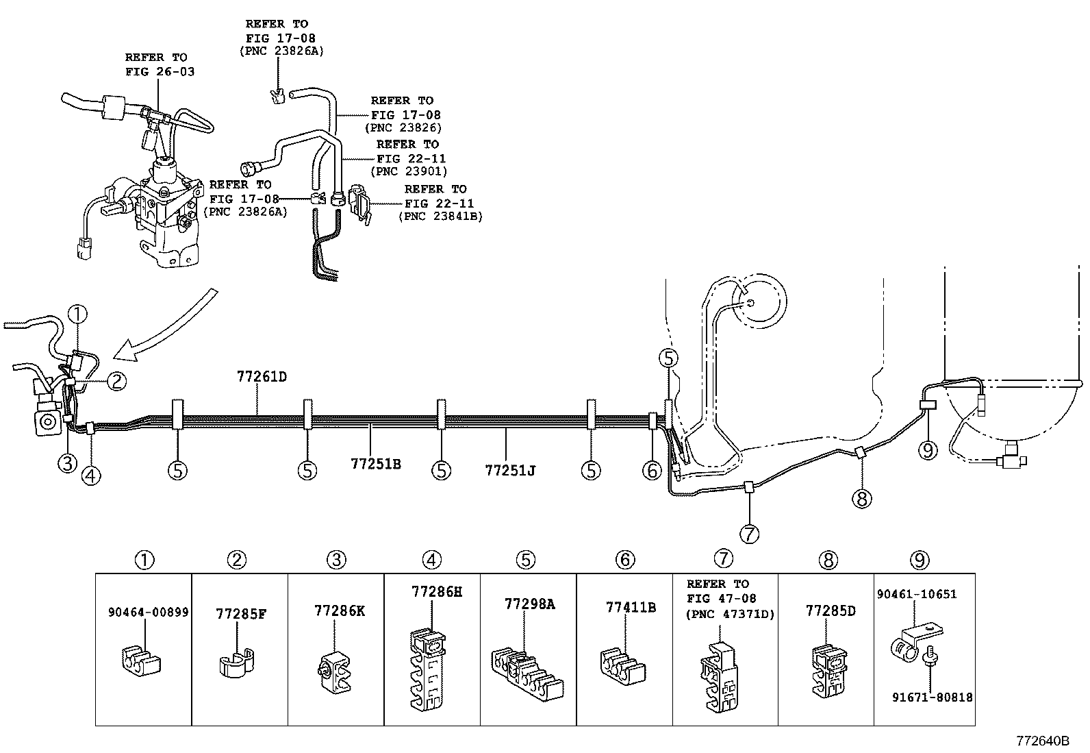 23274-0D020 HOSE, FUEL, NO.3 product image