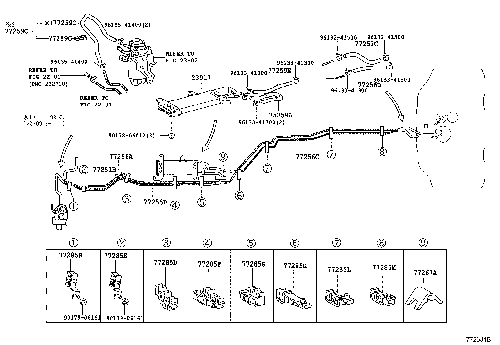 23070-31010 VALVE ASSY, FUEL MAIN product image