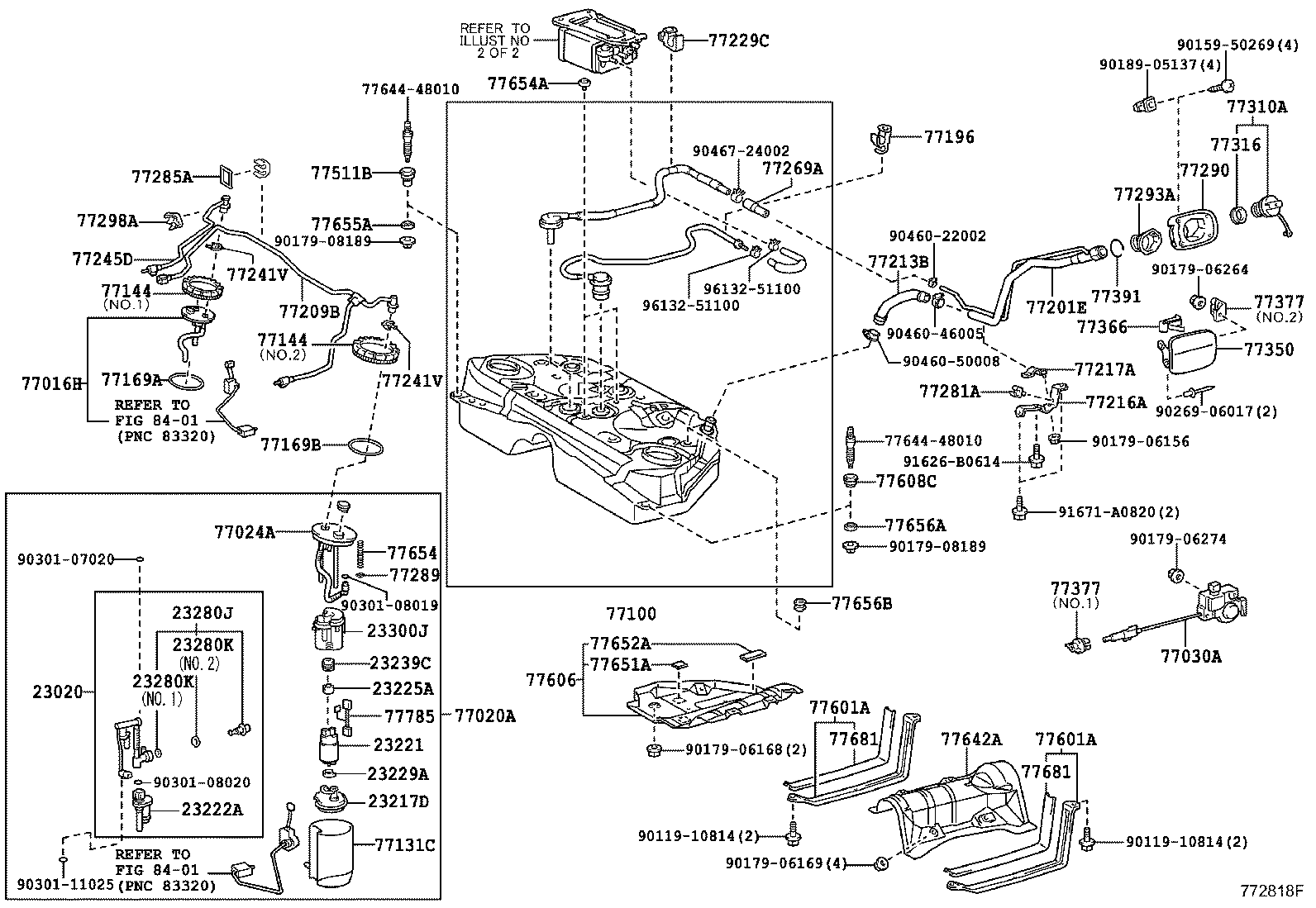 23217-31020 FILTER, FUEL PUMP product image