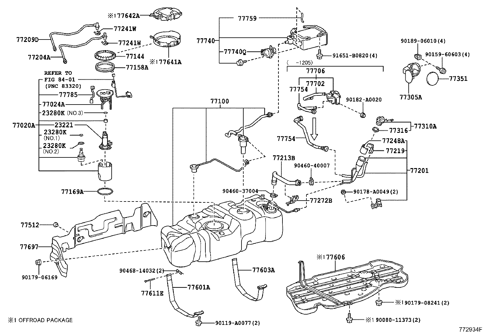 77010-0C010 TUBE ASSY, FUEL TANK VENT product image