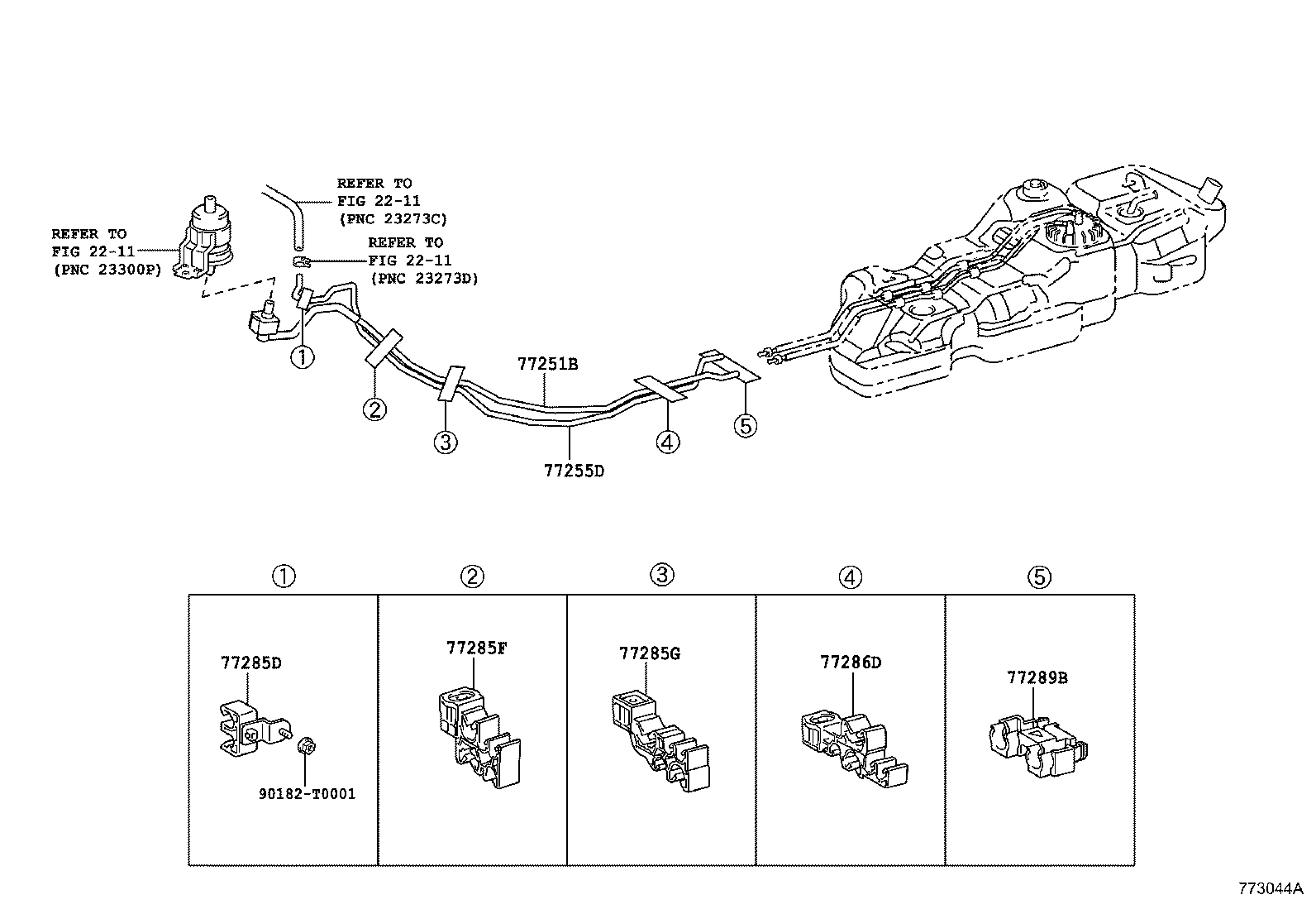 23286-0C010 HOSE, FUEL product image