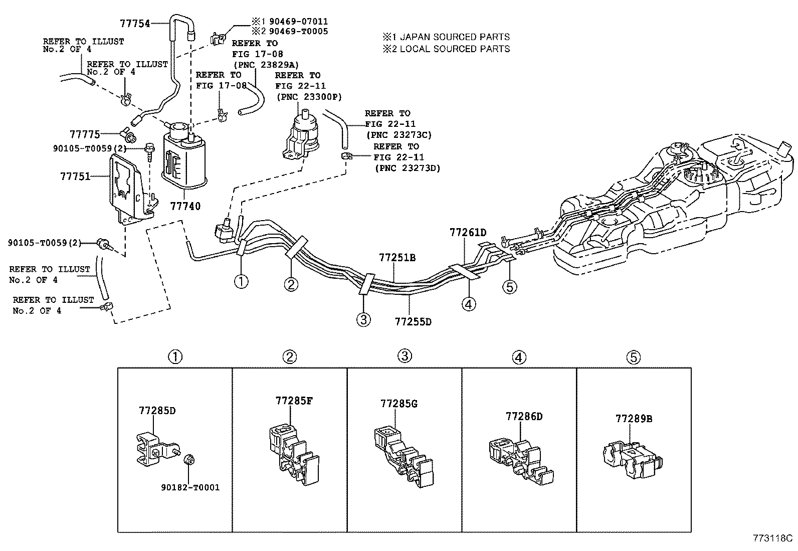 23286-0C010 HOSE, FUEL product image