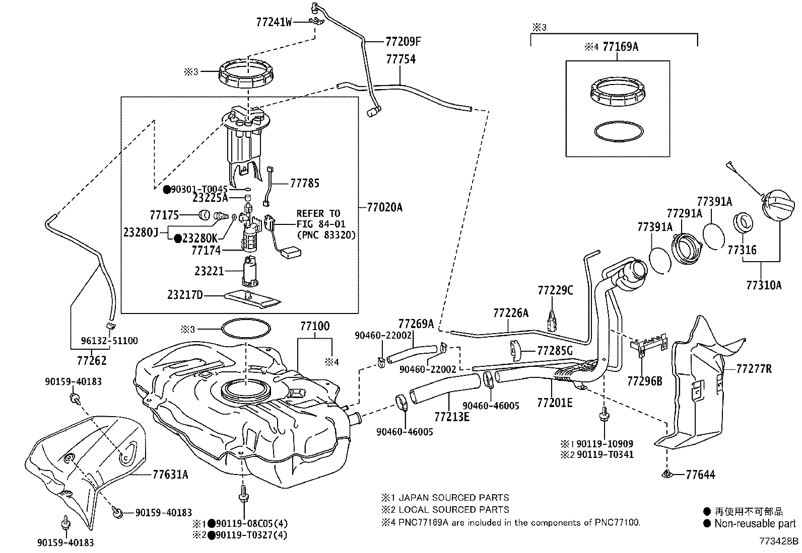 77020-0D090 TUBE ASSY, FUEL SUCTION W/PUMP & GAGE product image