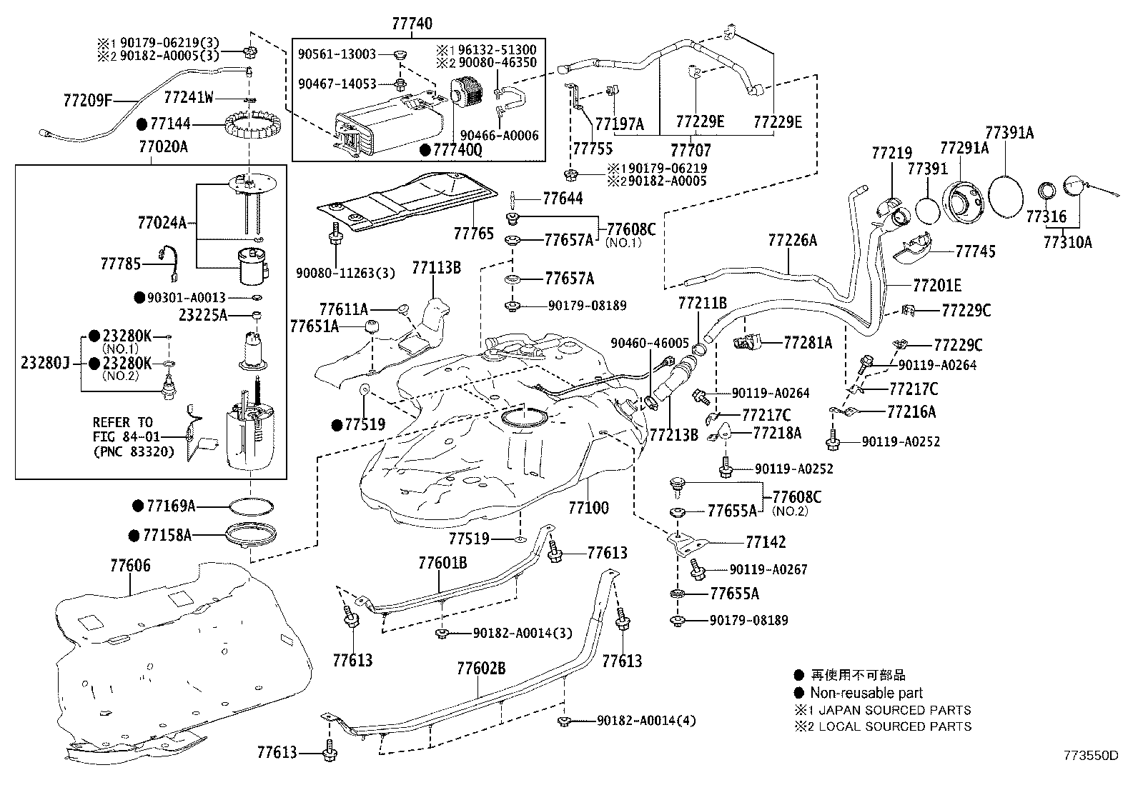 77020-48140 TUBE ASSY, FUEL SUCTION W/PUMP & GAGE product image