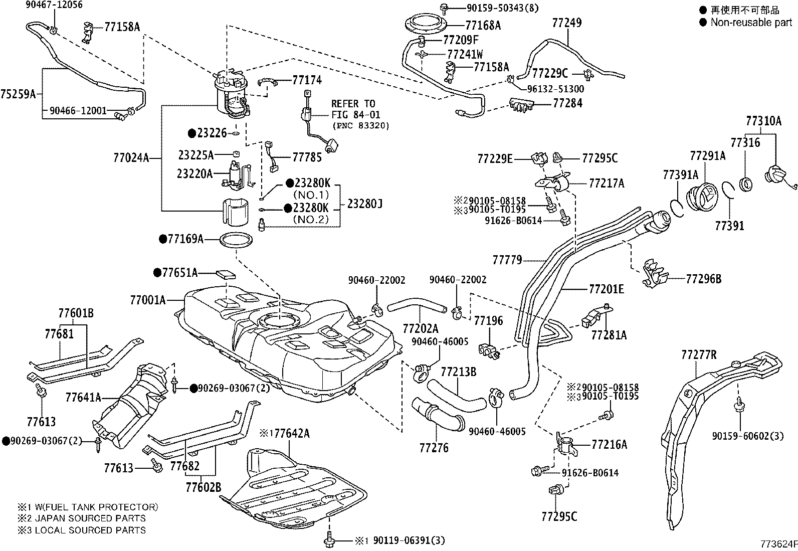 77024-02271 PLATE SUB-ASSY, FUEL SUCTION product image