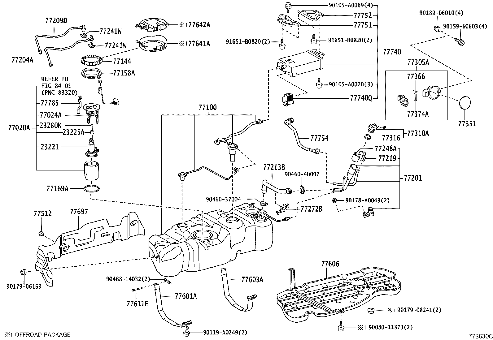 77010-0C010 TUBE ASSY, FUEL TANK VENT product image