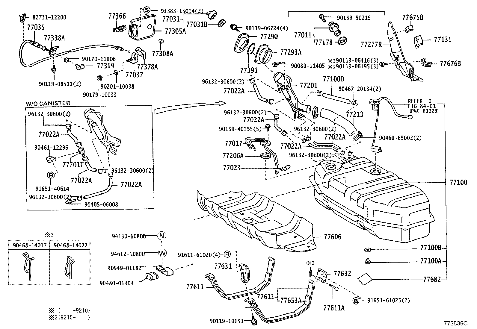 77100-60741 TANK ASSY, FUEL product image
