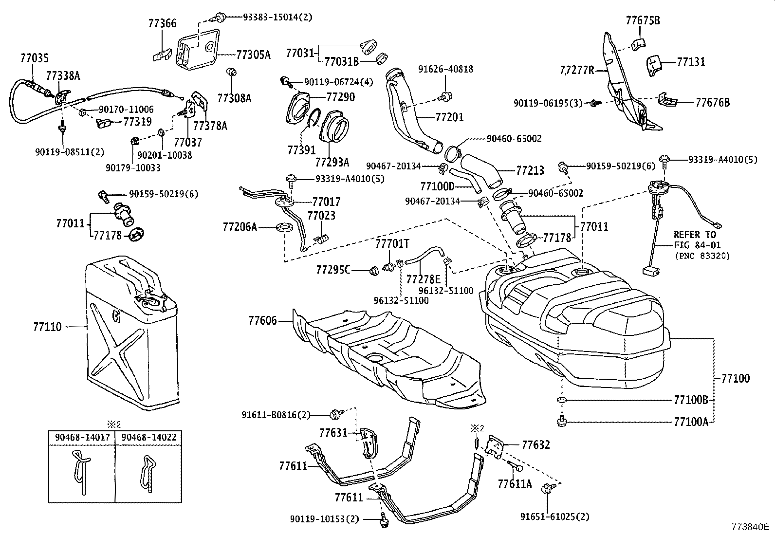 77100-60906 TANK ASSY, FUEL product image