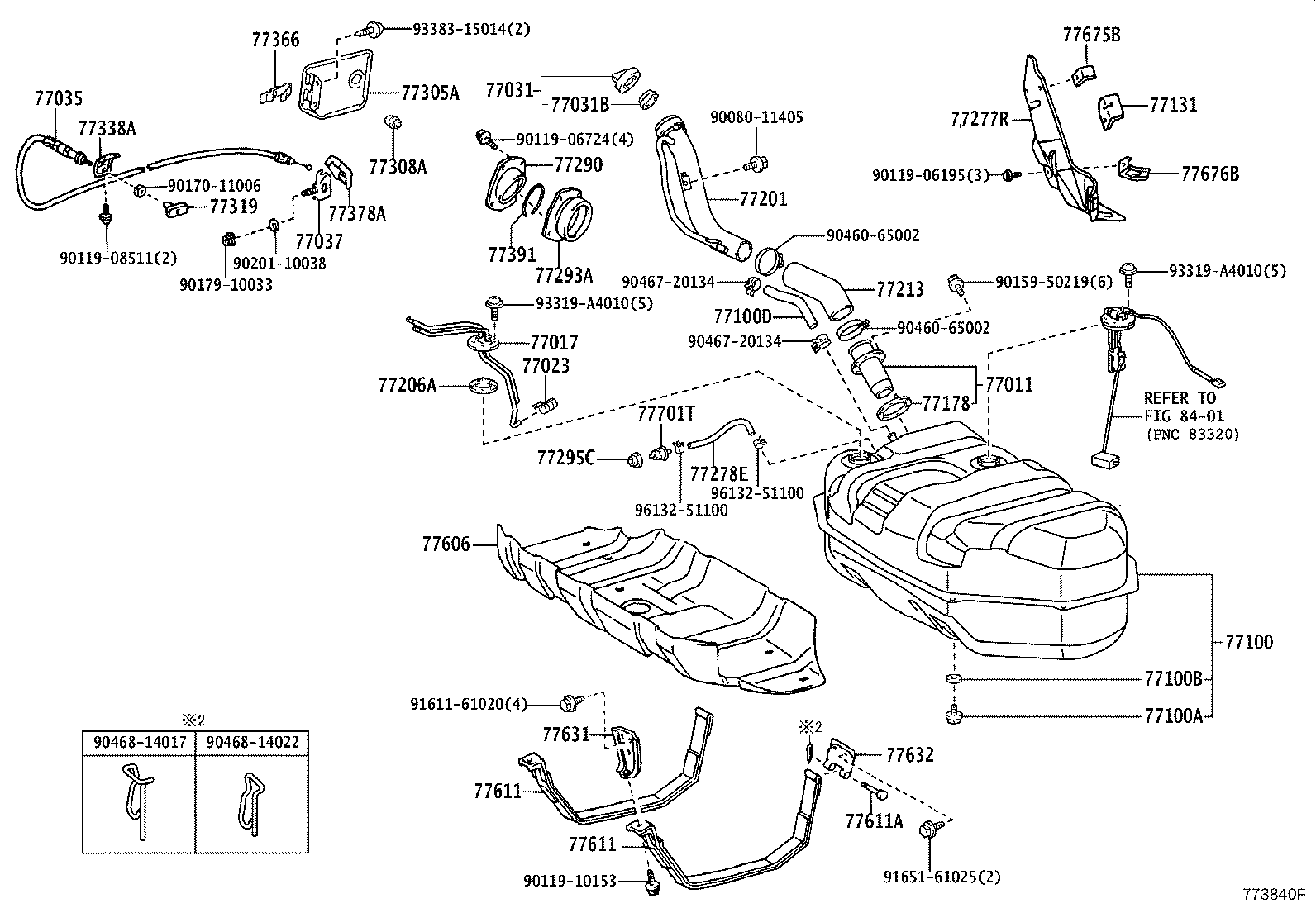 77100-60741 TANK ASSY, FUEL product image