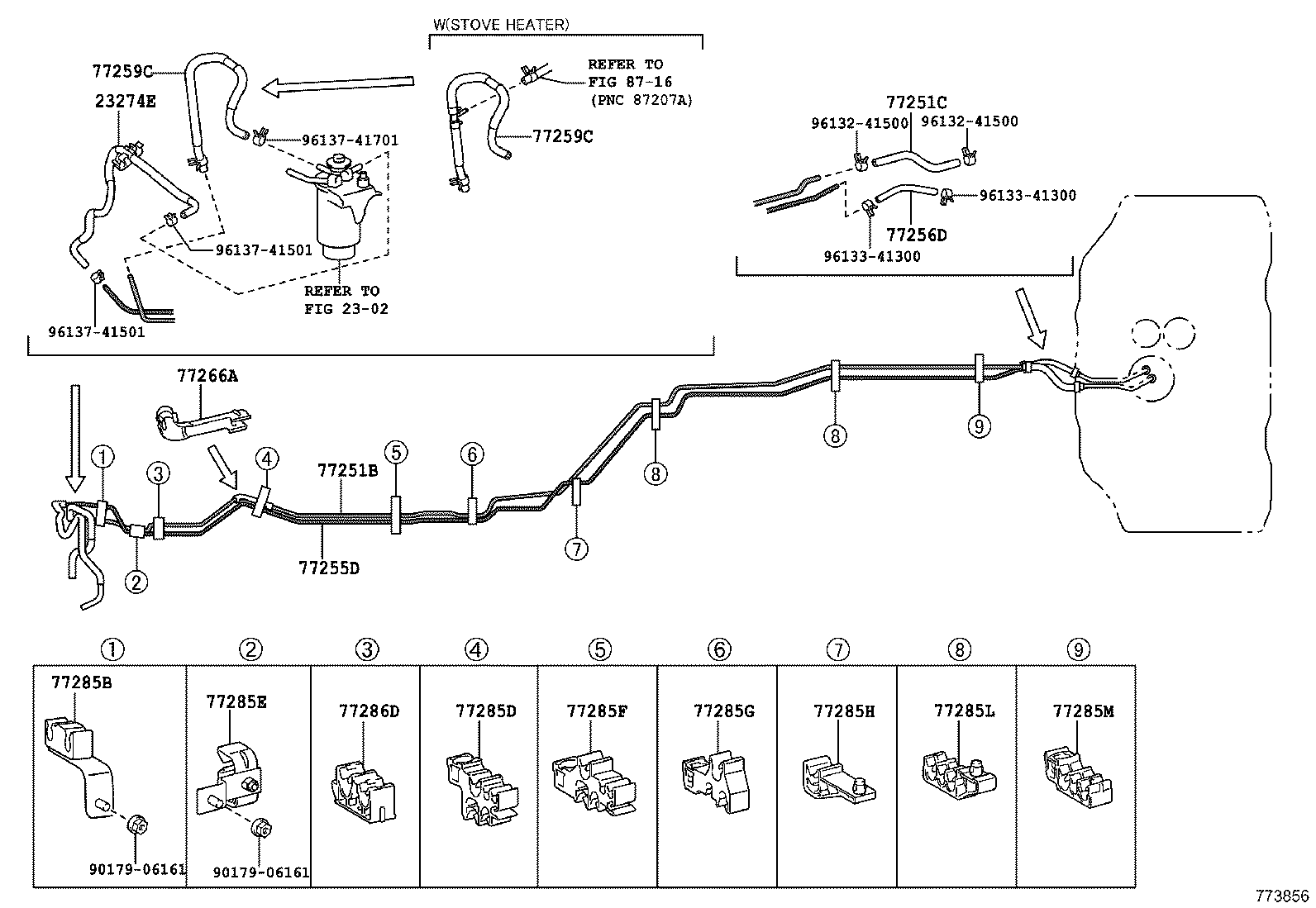 23070-31010 VALVE ASSY, FUEL MAIN product image