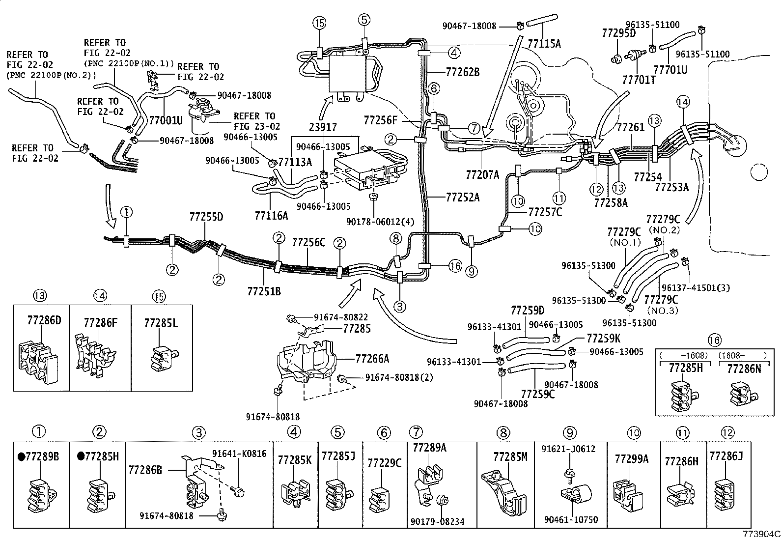 77020-60370 TUBE ASSY, FUEL SUCTION W/PUMP & GAGE product image
