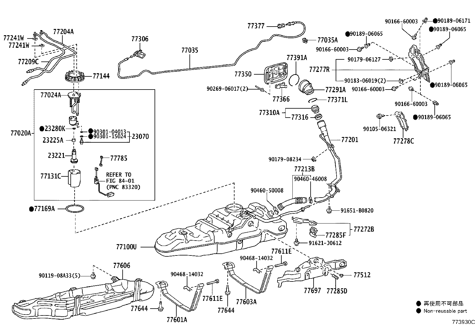 77020-60370 TUBE ASSY, FUEL SUCTION W/PUMP & GAGE product image