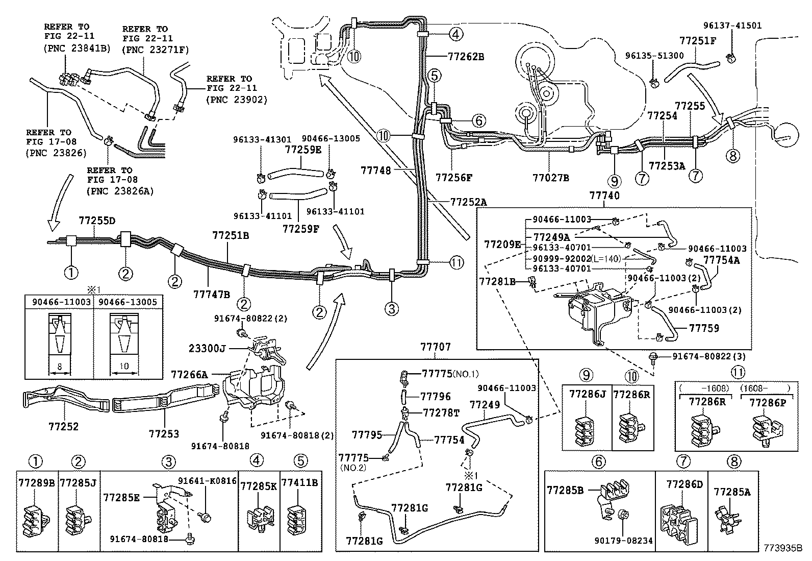 77020-60372 TUBE ASSY, FUEL SUCTION W/PUMP & GAGE product image