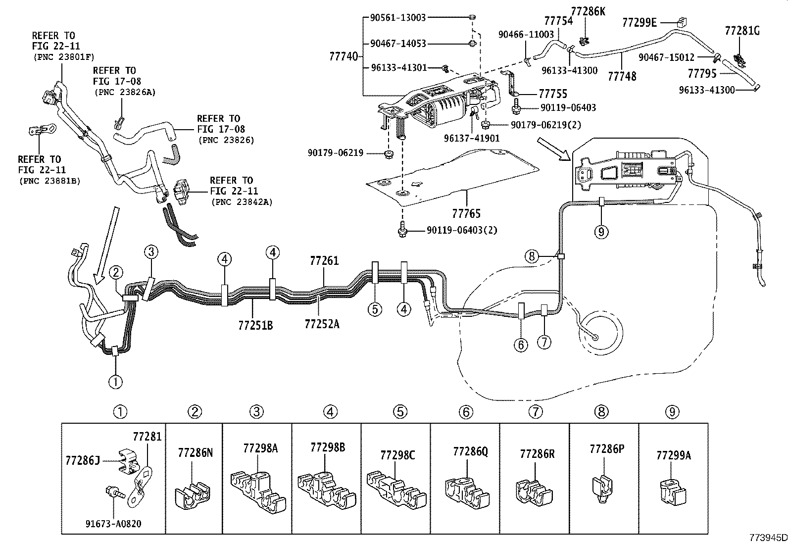 23217-36010 FILTER, FUEL PUMP product image