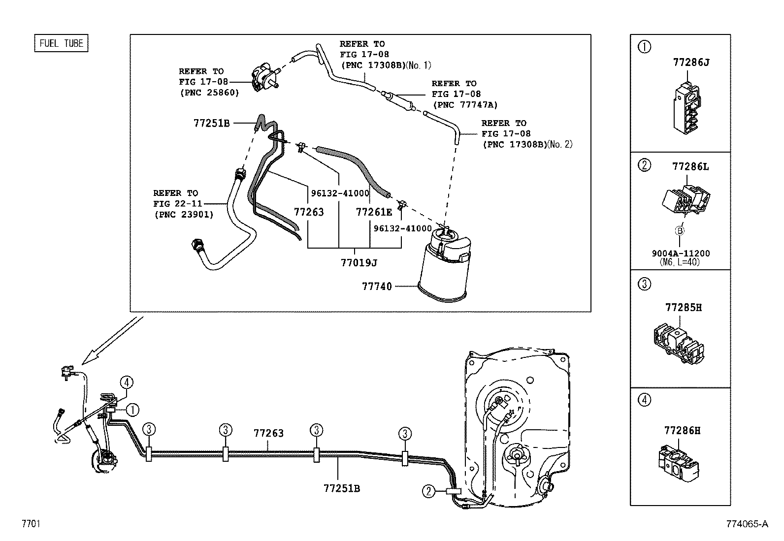 23105-BZ010 FILTER, FUEL PUMP product image
