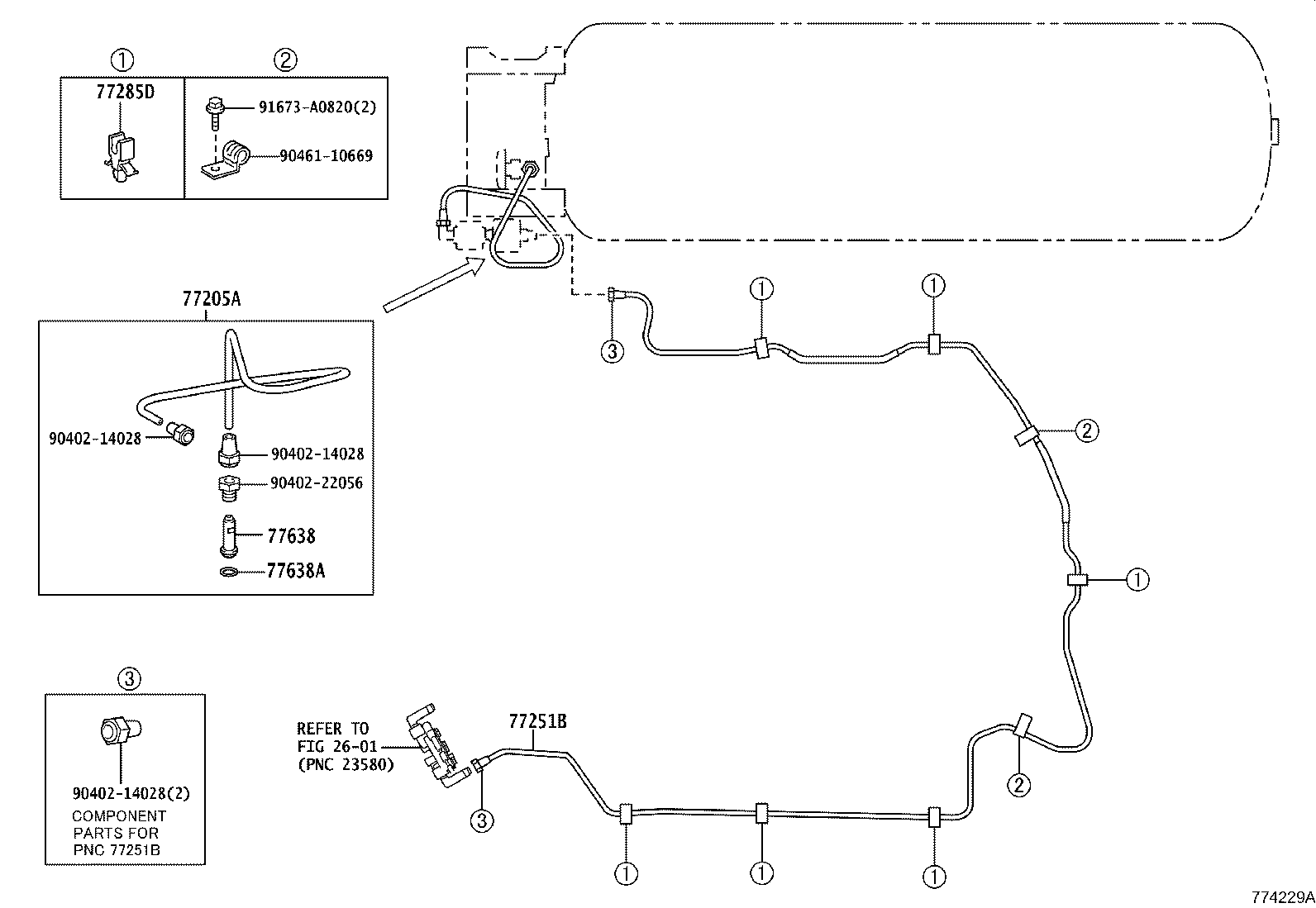 23271-V4010 HOSE, FUEL product image