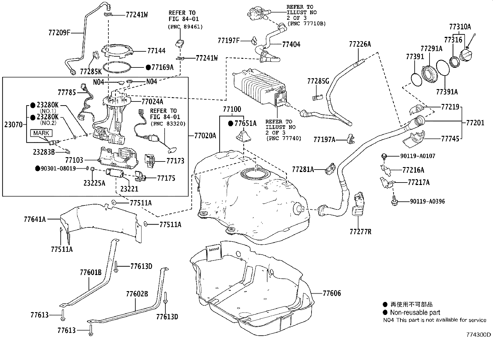 77209-06111 TUBE SUB-ASSY, FUEL TANK MAIN product image