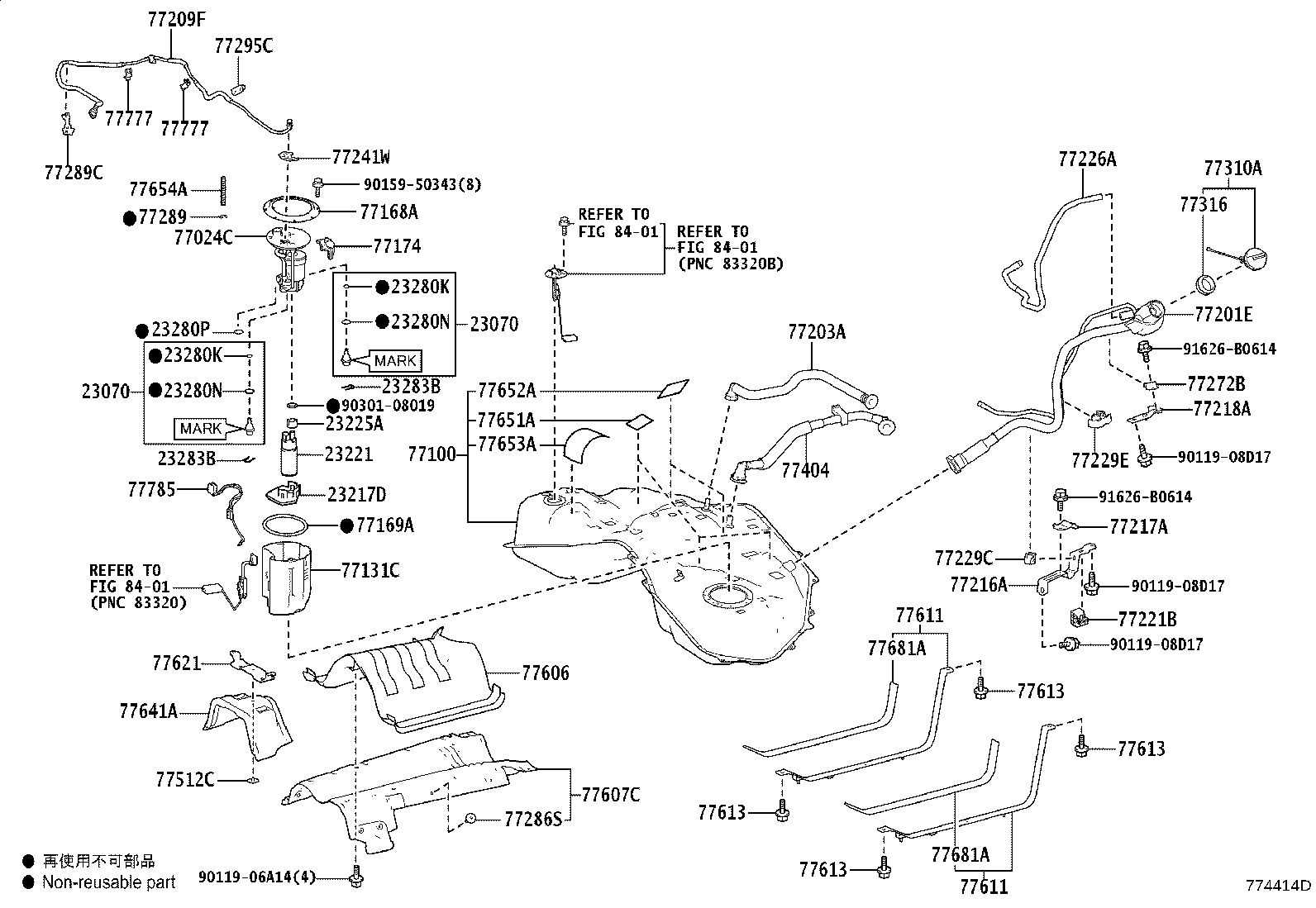 77001-11071 TANK ASSY, FUEL product image