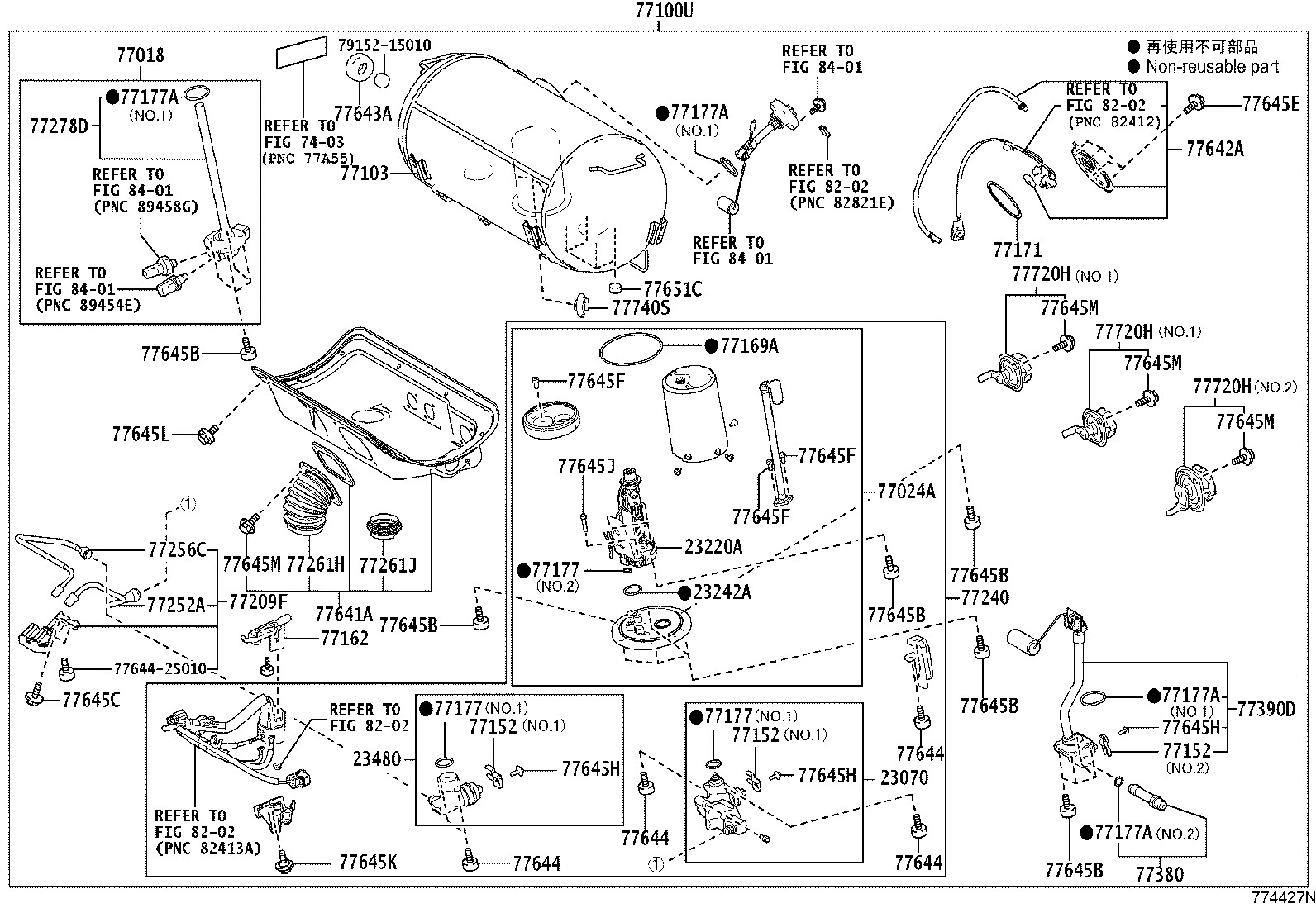 77252-15010 TUBE, FUEL MAIN, REAR product image