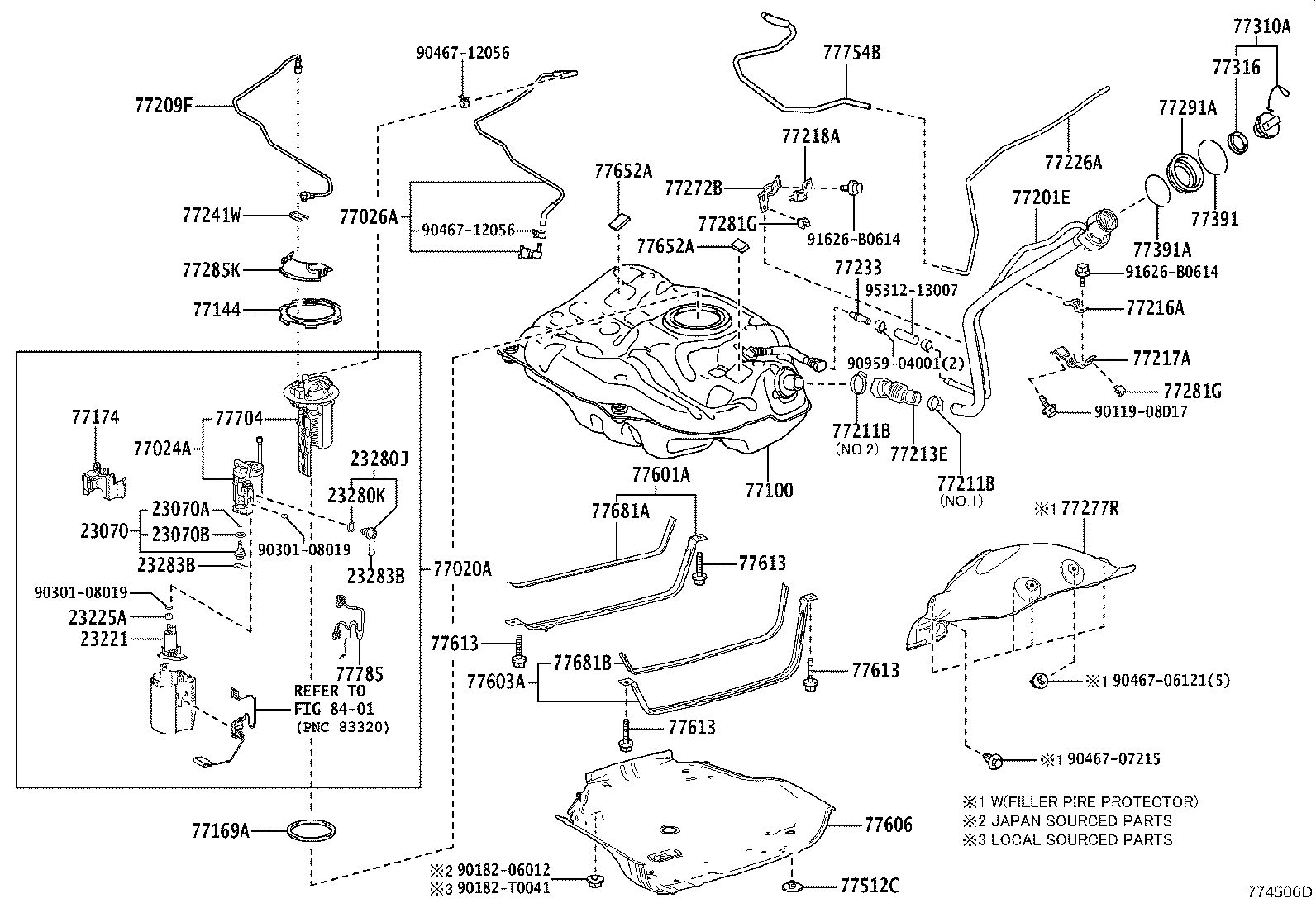 77213-F4020 HOSE, FUEL TANK TO FILLER PIPE product image