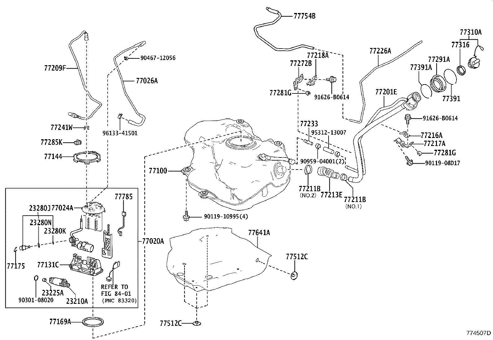 77213-F4020 HOSE, FUEL TANK TO FILLER PIPE product image