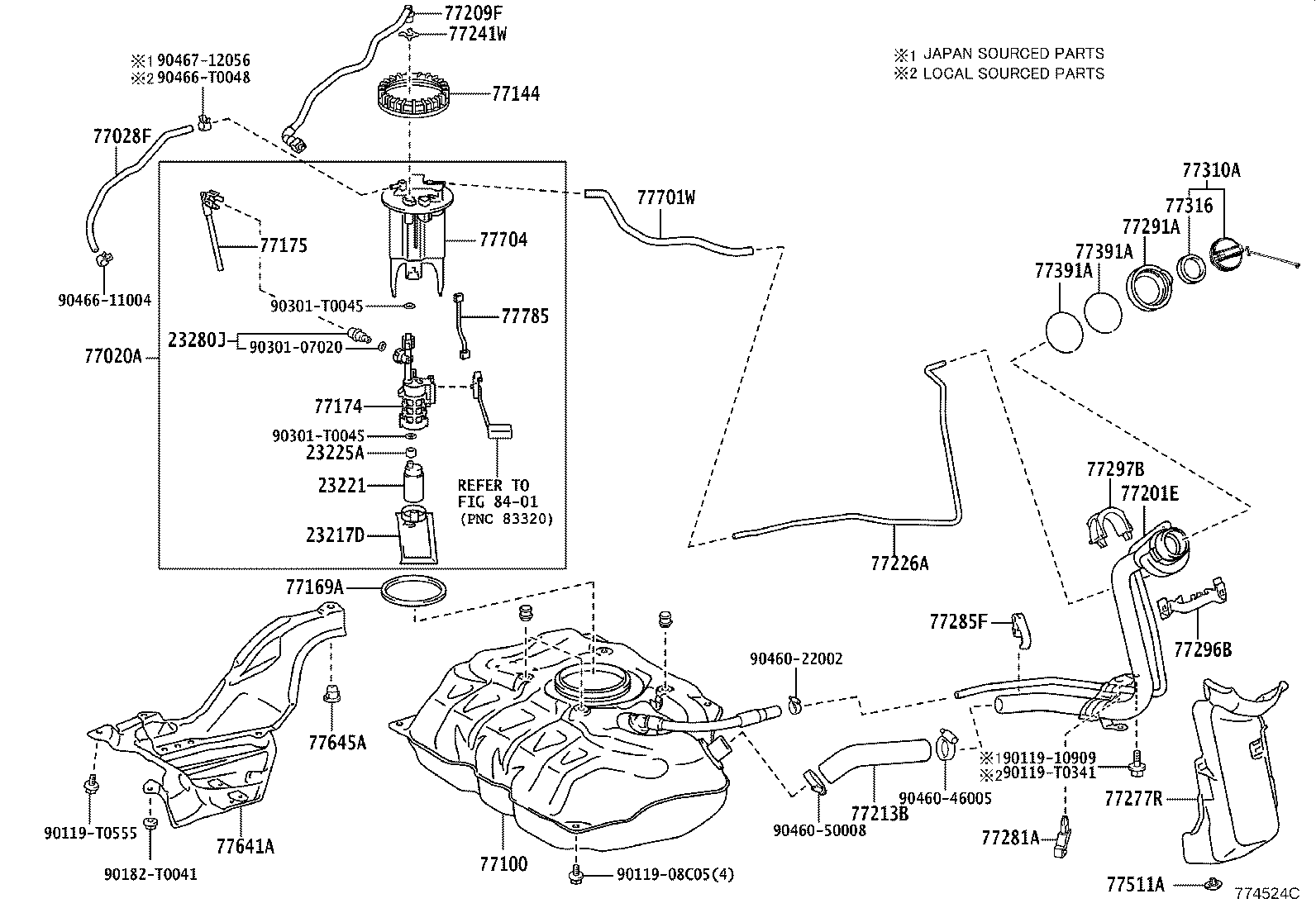 23280-0D010 REGULATOR ASSY, FUEL PRESSURE product image