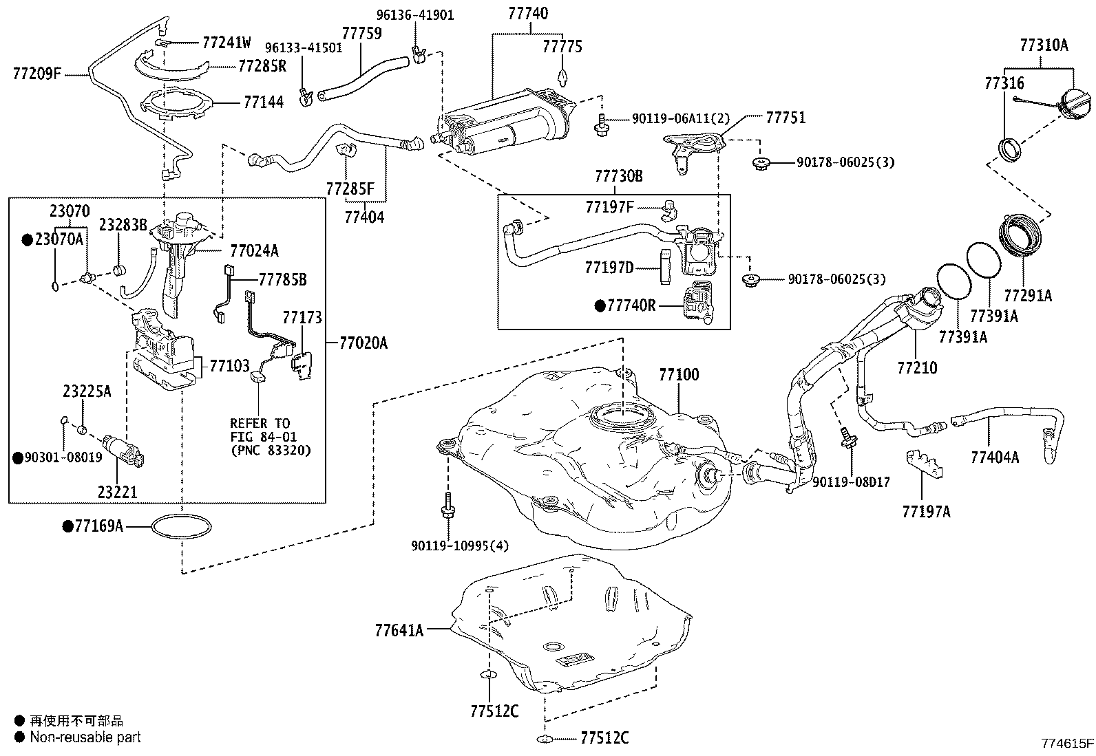 77209-76040 TUBE SUB-ASSY, FUEL TANK MAIN product image
