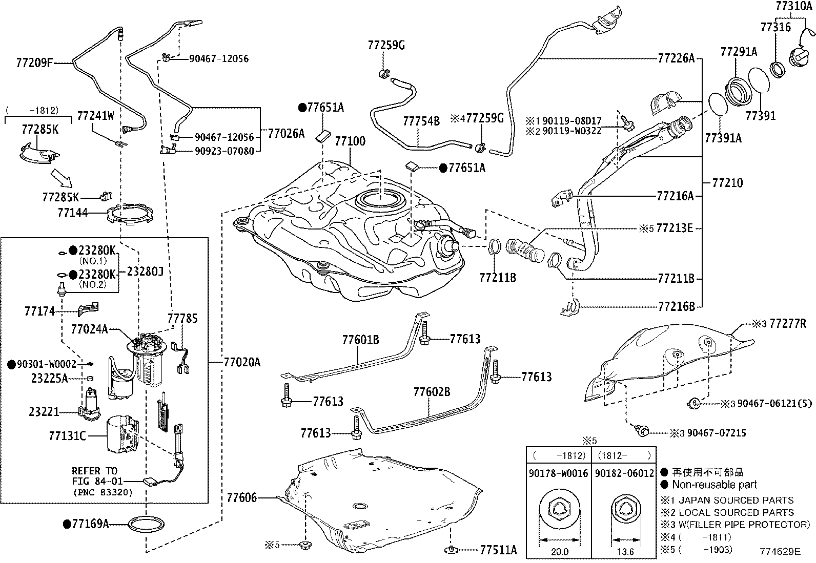 77209-F4010 TUBE SUB-ASSY, FUEL TANK MAIN product image