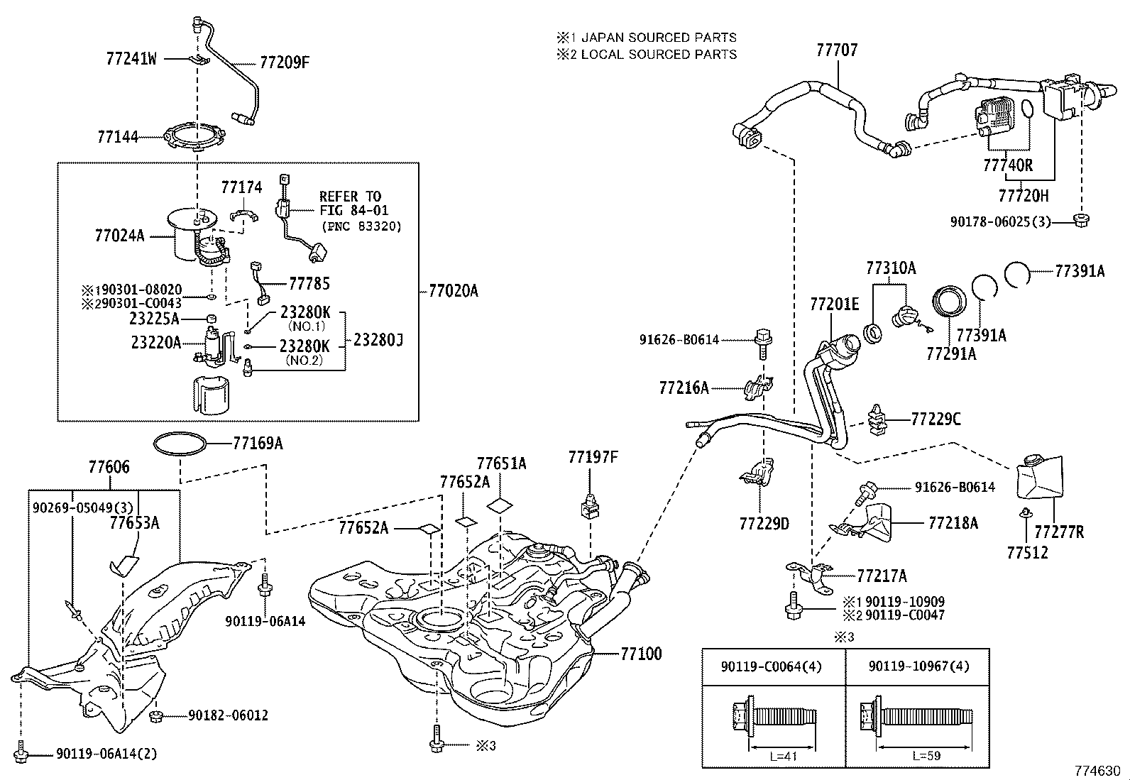 77213-02230 HOSE, FUEL TANK TO FILLER PIPE product image