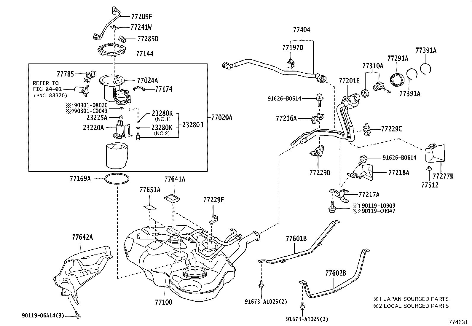 77213-02230 HOSE, FUEL TANK TO FILLER PIPE product image