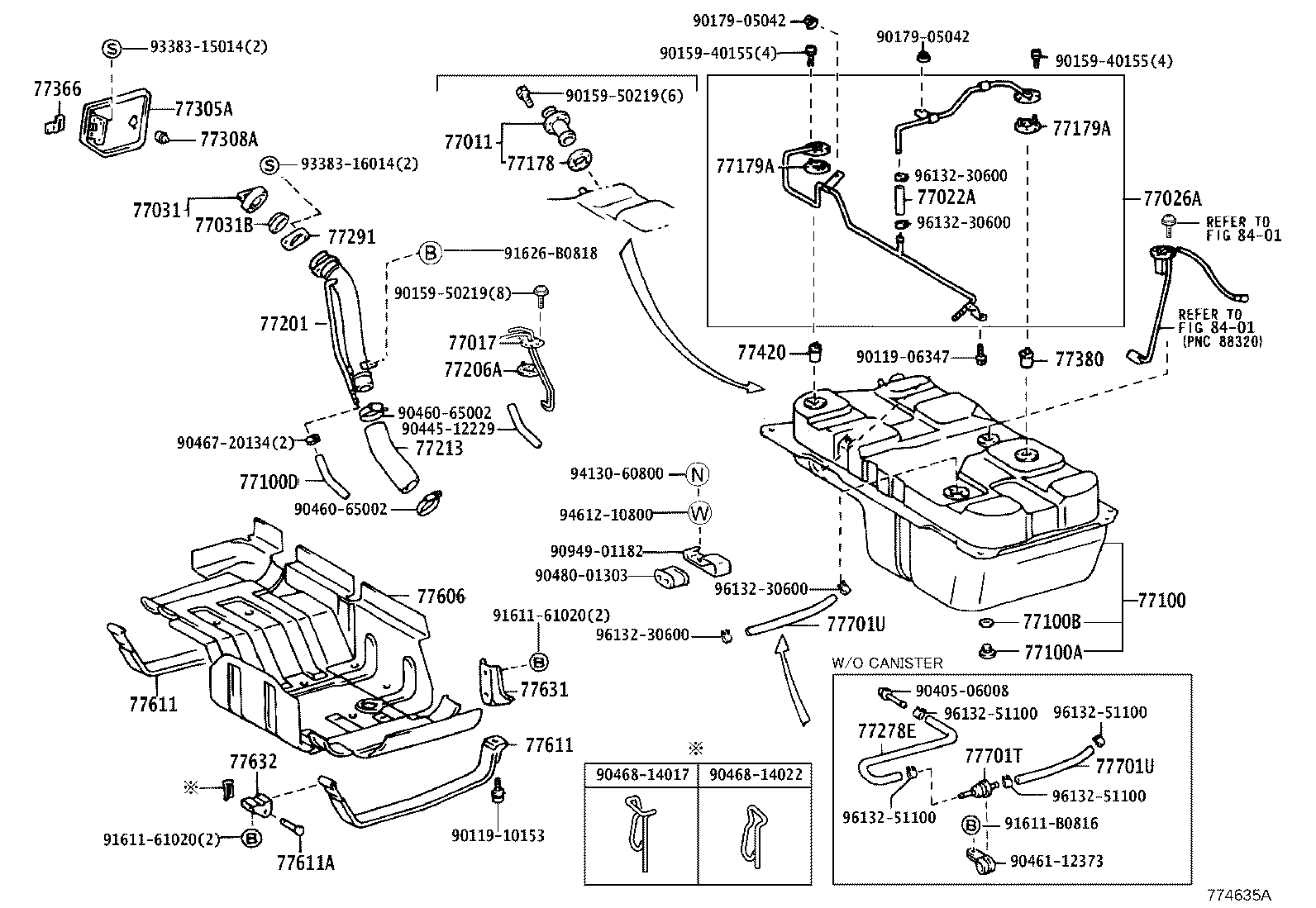 77100-60741 TANK ASSY, FUEL product image