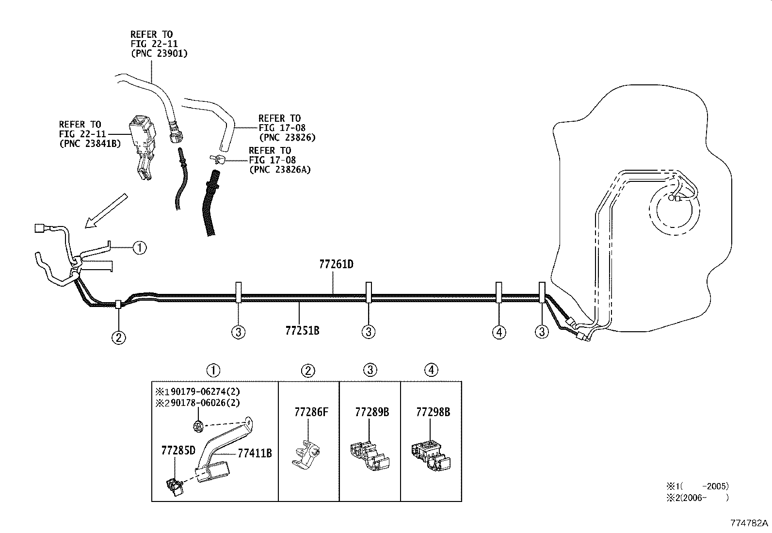 77210-02742 PIPE ASSY, FUEL TANK FILLER product image
