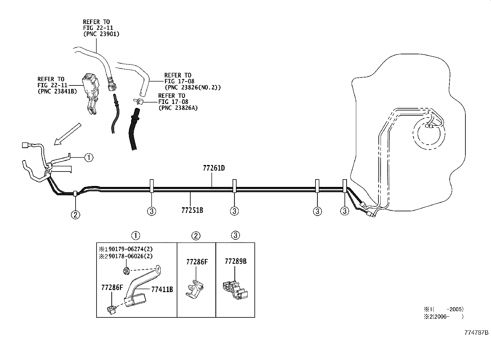 77210-02742 PIPE ASSY, FUEL TANK FILLER product image