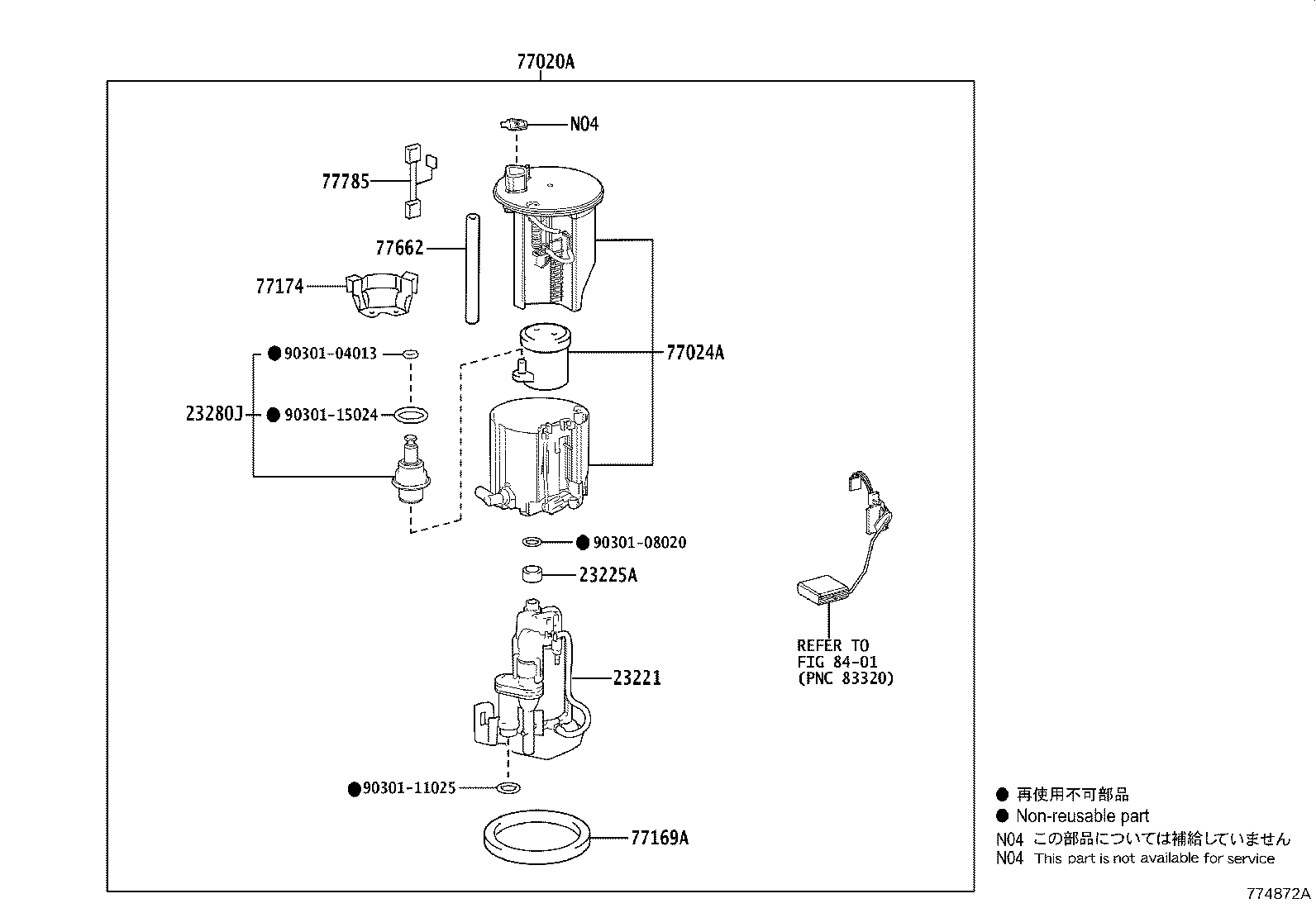23280-31070 REGULATOR ASSY, FUEL PRESSURE product image