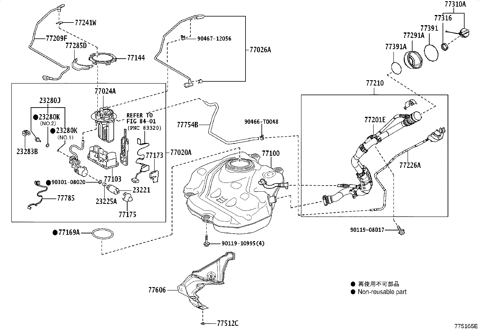 77001-0A080 TANK ASSY, FUEL product image