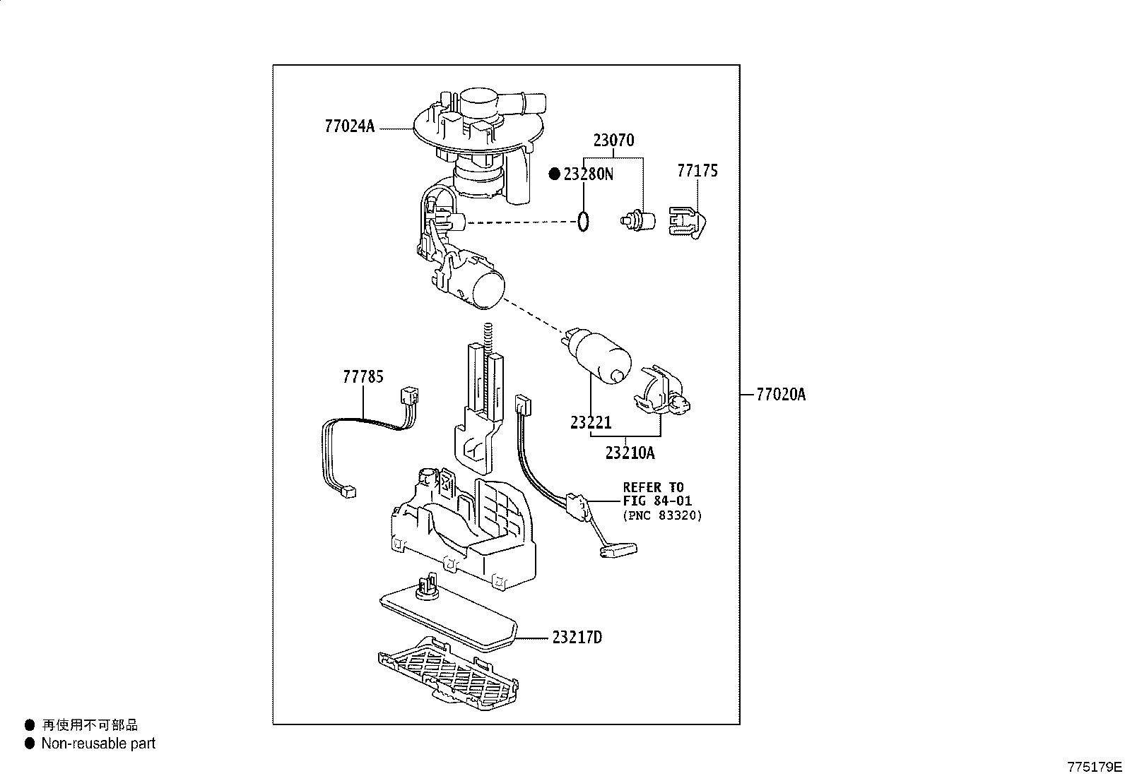 77020-02C01 TUBE ASSY, FUEL SUCTION W/PUMP & GAGE product image