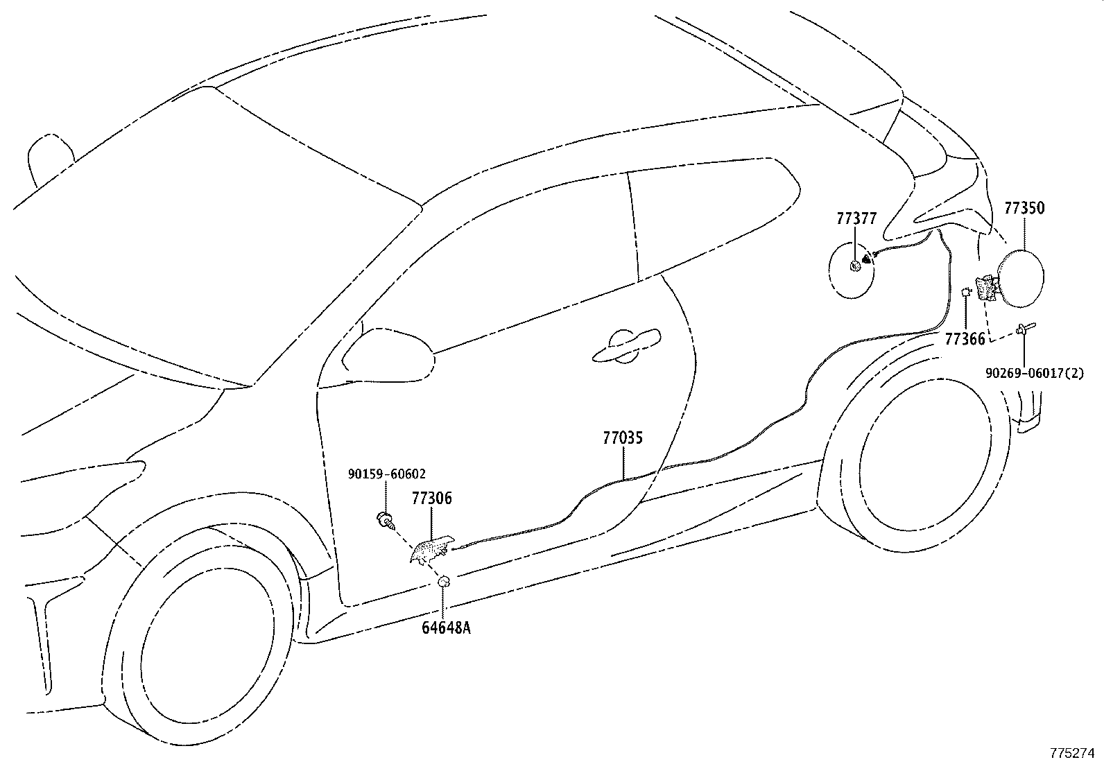 23070-36010 Toyota Reference Part product image
