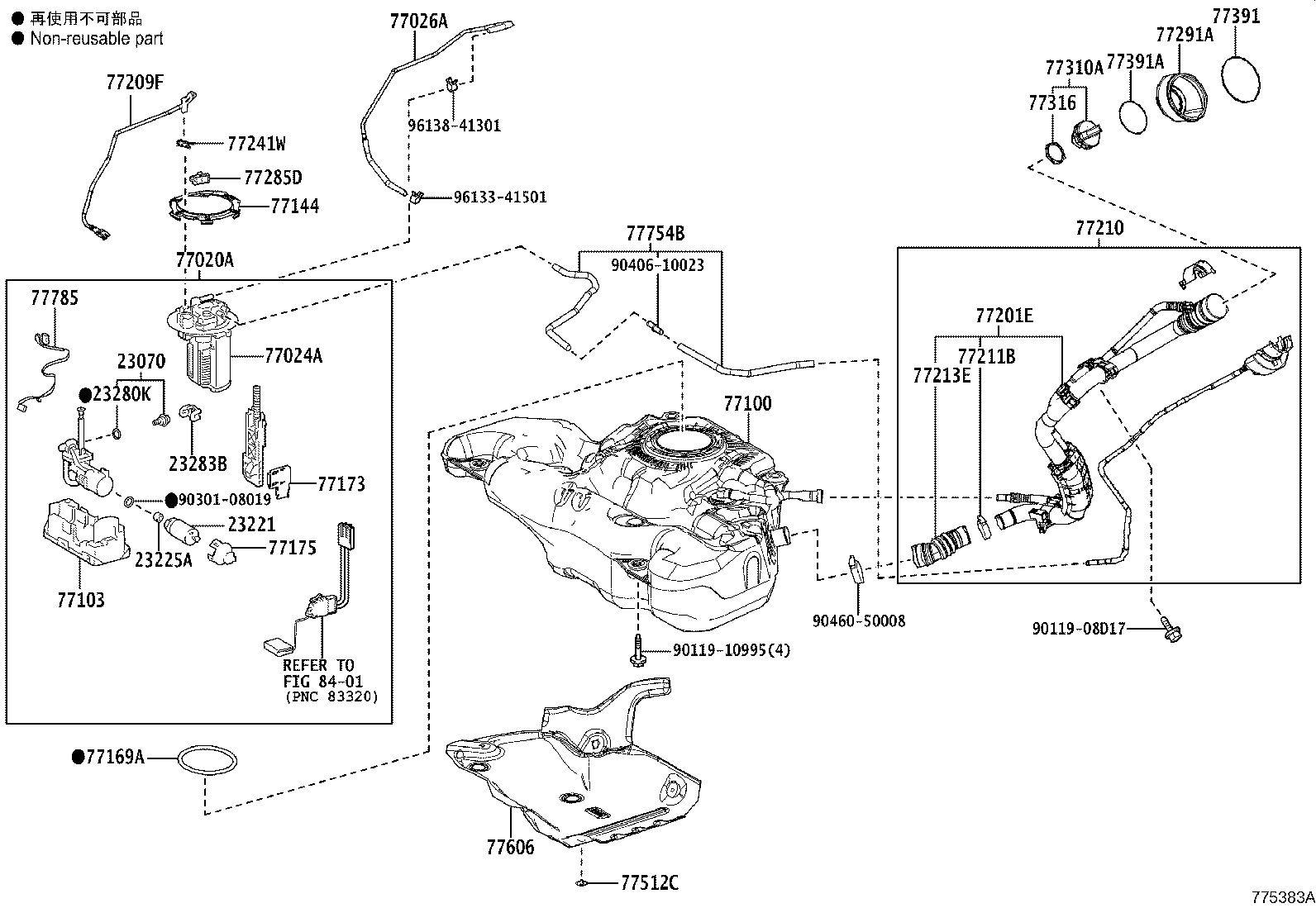 77001-0A080 TANK ASSY, FUEL product image