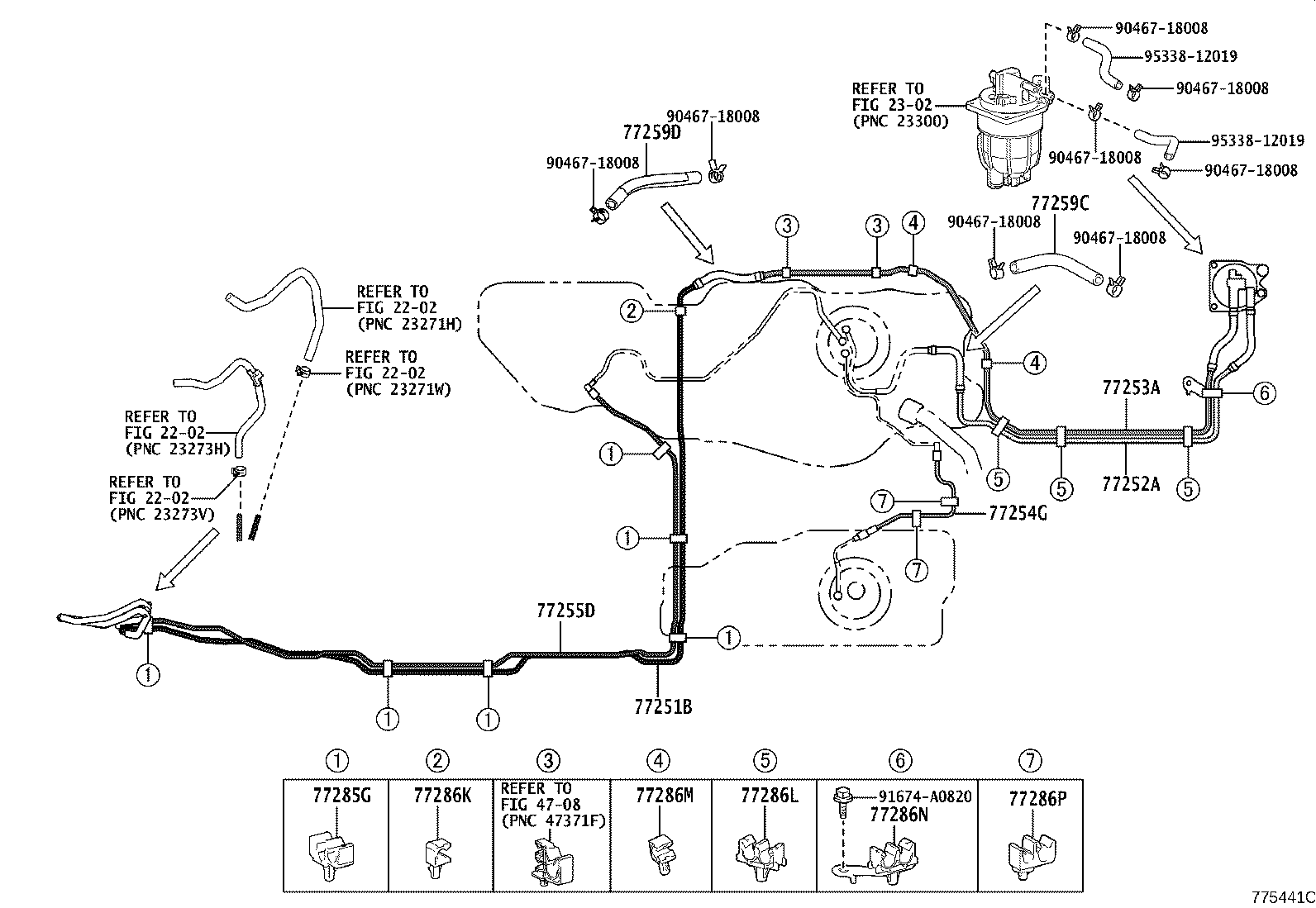 77213-60410 HOSE, FUEL TANK TO FILLER PIPE product image