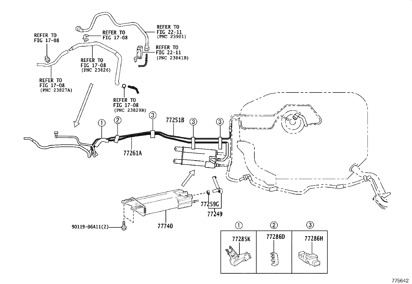 77024-42130 PLATE SUB-ASSY, FUEL SUCTION product image