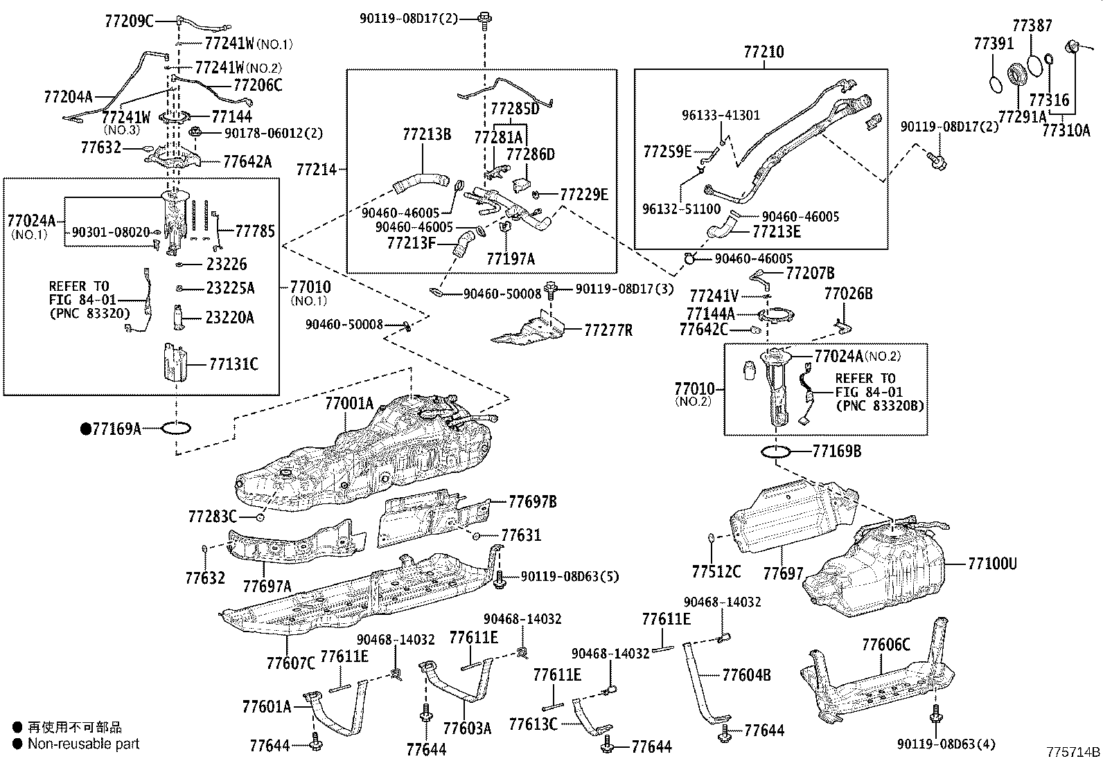 77020-60740 TUBE ASSY, FUEL SUCTION W/PUMP & GAGE product image