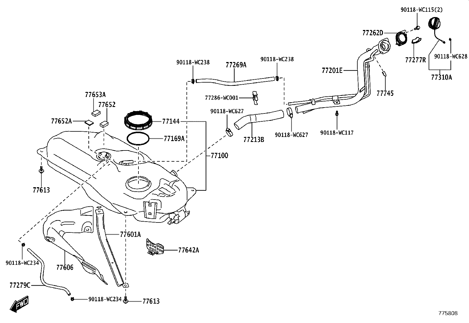 23500-WC002 REGULATOR ASSY, FUEL PRESSURE product image