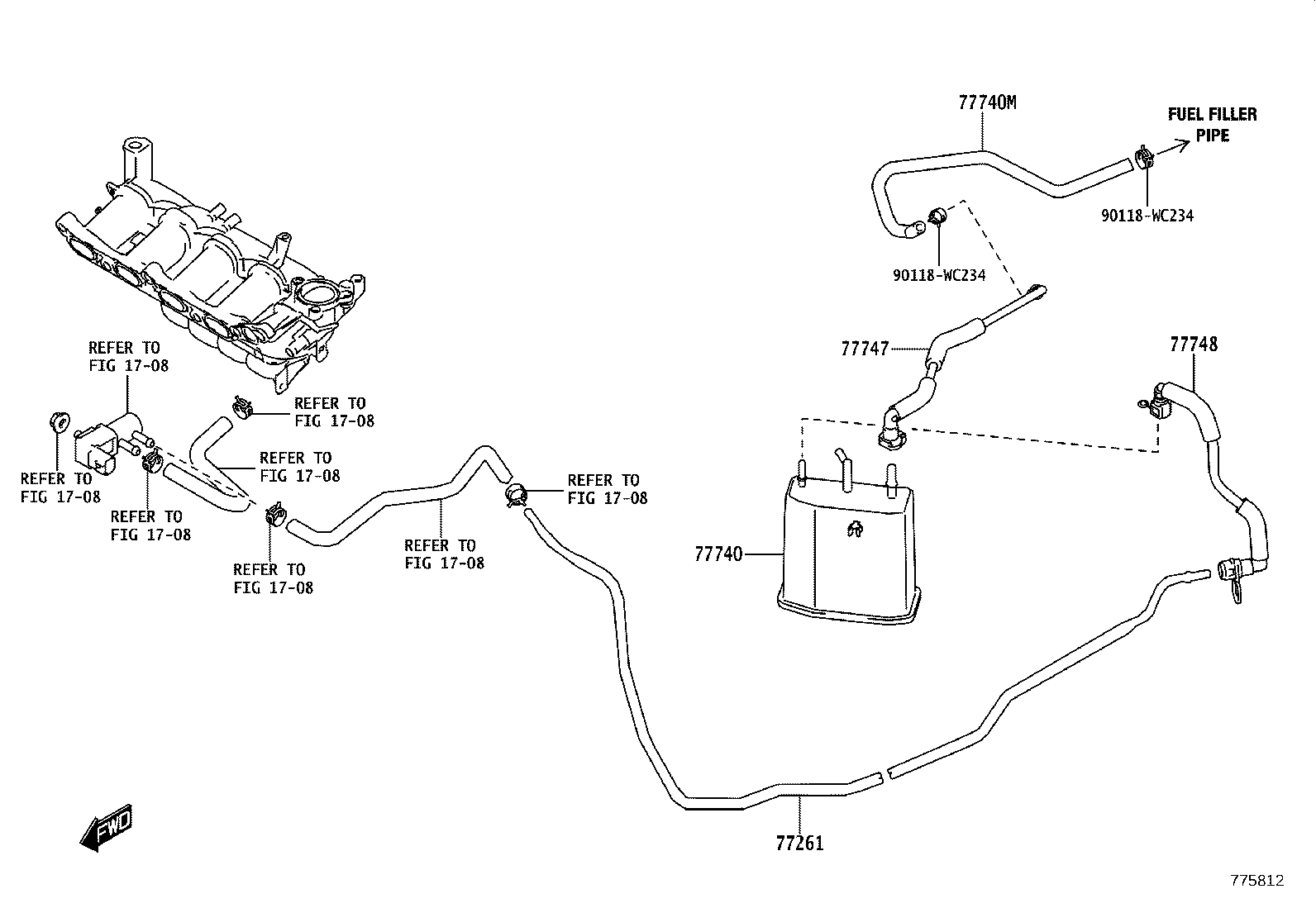 23500-WC002 REGULATOR ASSY, FUEL PRESSURE product image