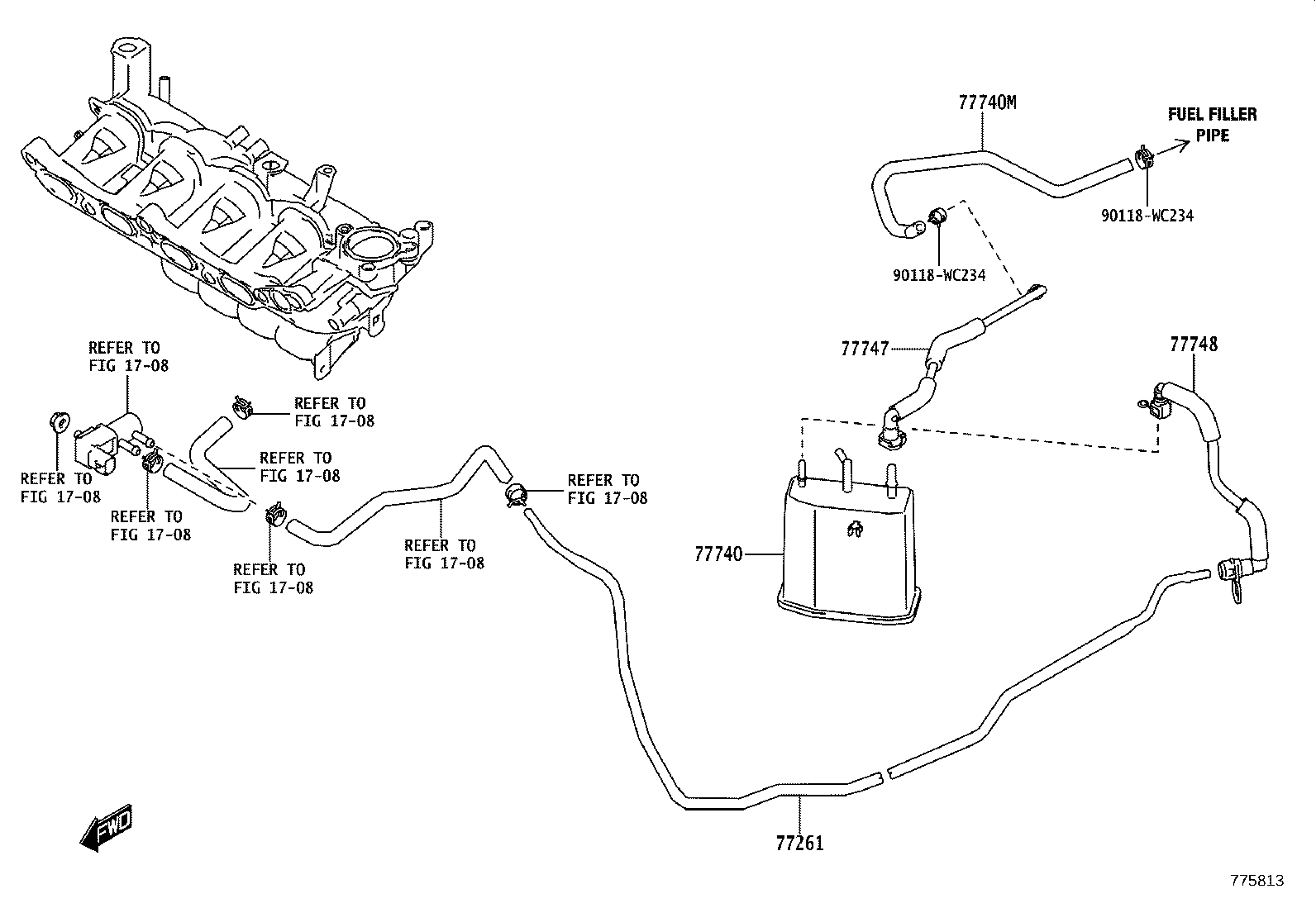 23500-WC002 REGULATOR ASSY, FUEL PRESSURE product image
