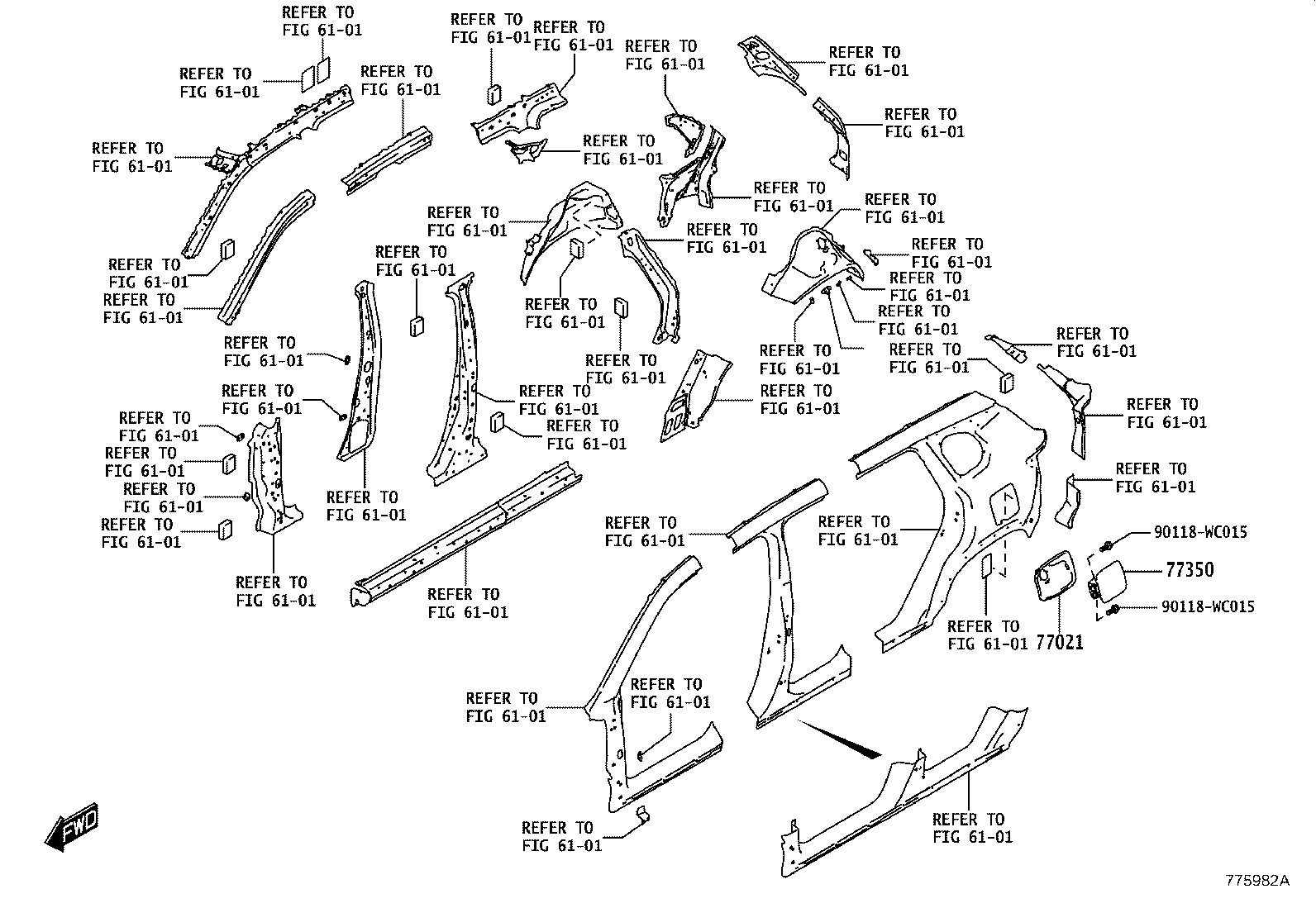77251-WC010 TUBE SUB-ASSY, FUEL TANK MAIN product image