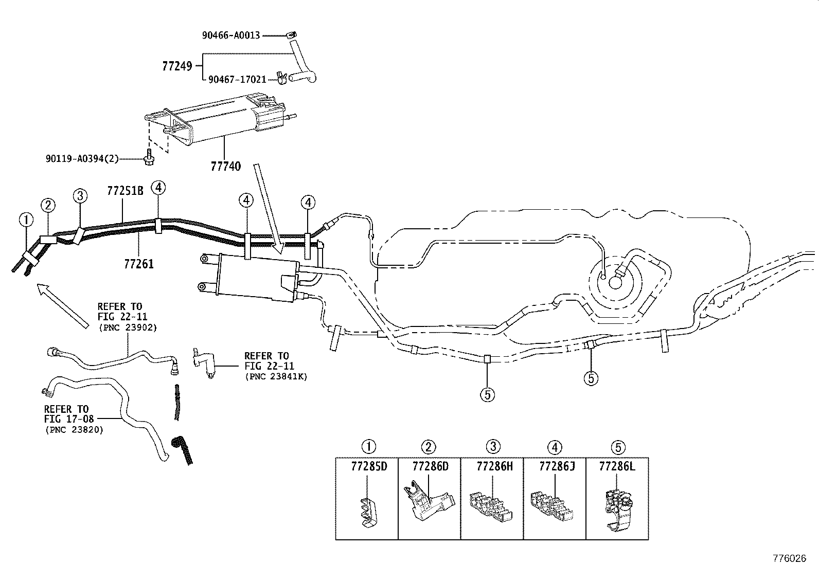 23283-F0010 HOLDER, FUEL PRESSURE REGULATOR product image