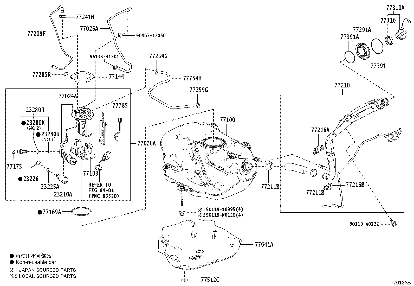 77210-02691 PIPE ASSY, FUEL TANK FILLER product image