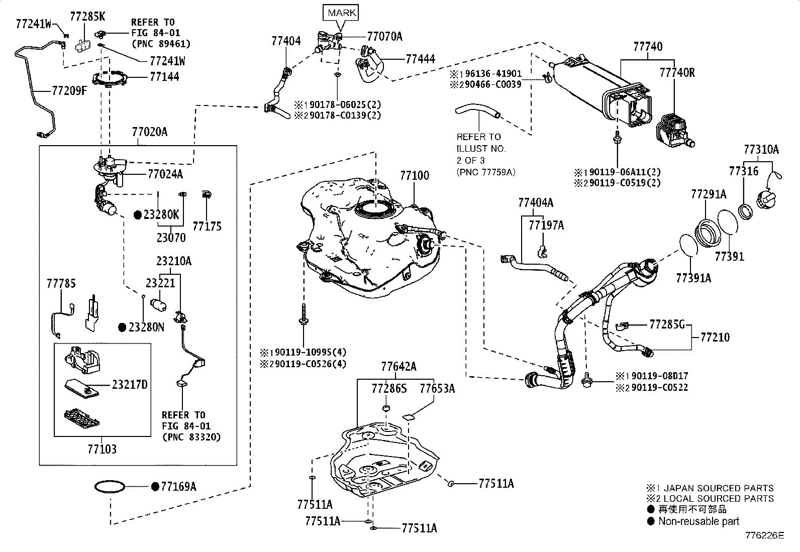 77024-F4110 PLATE SUB-ASSY, FUEL SUCTION product image