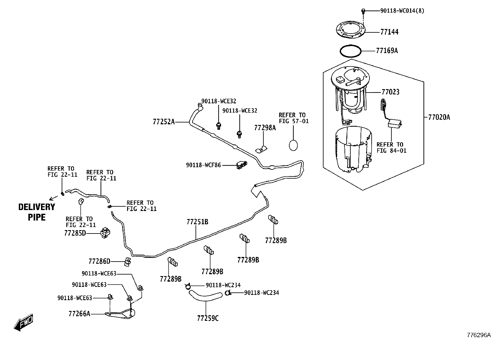 23273-WC001 HOSE, FUEL, NO.3 product image